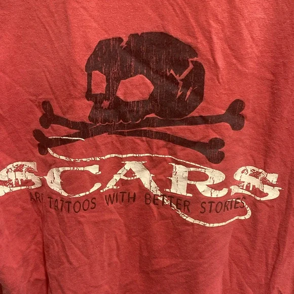 Men scars skull tee size L - Picture 5 of 5
